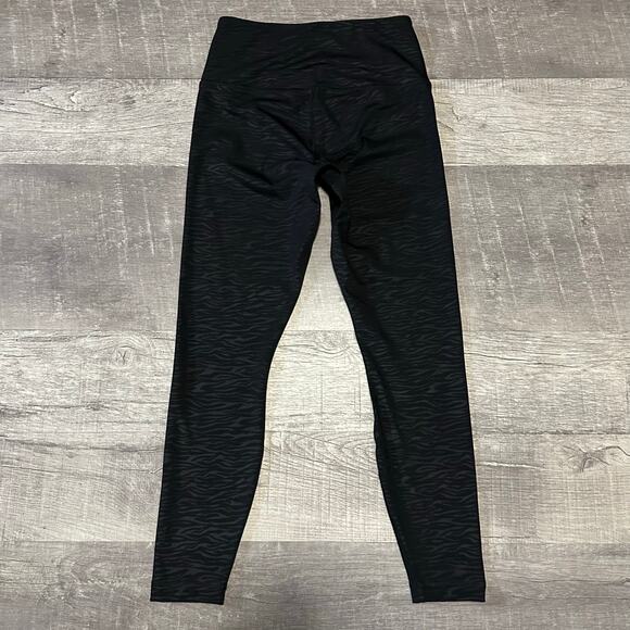 Legging Bundle Women Small Marika Green & 90 Degree Black Stripe Print Athletic - Picture 3 of 9